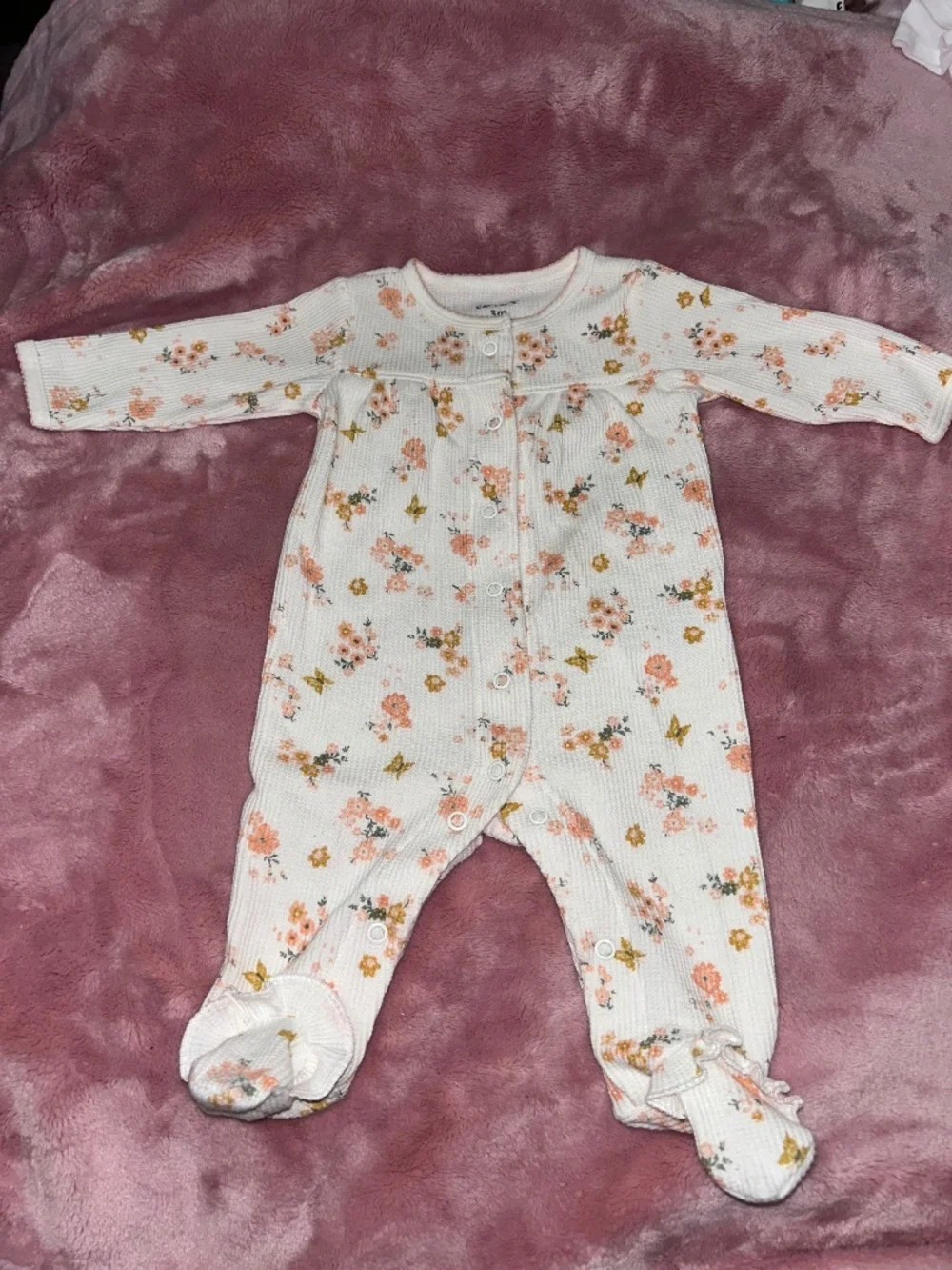 Floral footie